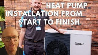 Vaillant Arotherm Plus Heat Pump Installation by British Gas [upl. by Saloma]