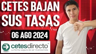 Tasas de Cetes Bajan demasiado  Actualización semanal [upl. by Noryahs]