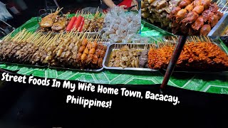 Street Foods In My Wifes Hometown Bacacay Albay Philippines  Surinamese  Filipino Couple [upl. by Lasky]