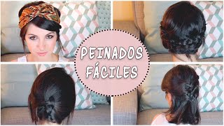 PEINADOS FÁCILES PARA CABELLO CORTO  Peinados para bonitos para verano  AniPills [upl. by Rimahs733]