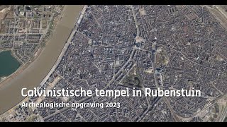 Calvinistische tempel in Rubenstuin Archeologische opgraving 2023 [upl. by Netsirc793]