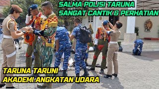 CANTIK DAN PERHATIAN KAK SALMA TARUNI AAU AKADEMI ANGKATAN UDARA drumband aau [upl. by Leimad]