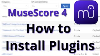 How to Install Plugins in MuseScore 4 [upl. by Alexandro]