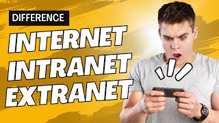 Difference Between Internet Intranet And Extranet  Web Development Tutorials 10 [upl. by Norag]