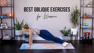 The BEST Oblique Exercises for Women  Love Handle Workout [upl. by Frederic]