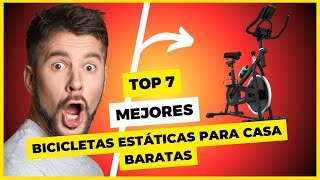 🚀 Top 7 Mejores Bicicletas Estáticas Baratas Para Casa del 2024 ¡No compres sin saber antes esto [upl. by Eceinaj865]