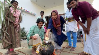 PONGAL CELEBRATION with FRIENDS amp FAMILY🥰 [upl. by Eenaj]