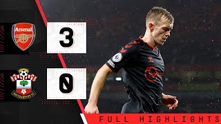 HIGHLIGHTS Arsenal 30 Southampton  Premier League [upl. by Aridaj541]