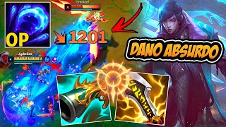 ESSA BUILD DO APHELIOS FAZ A ARMA AZUL DAR UM DANO ABSURDO  LEAGUE OF LEGENDS [upl. by Sikorski373]