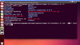 How to Extract a targz File in Linux using Terminal [upl. by Kalfas]