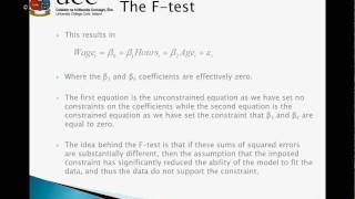 EC60542012 Tutorial 6  The F test [upl. by Henning304]