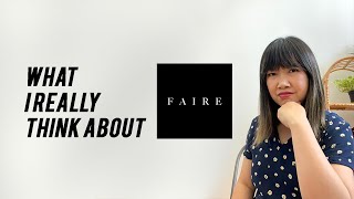 Faire Online Wholesale Review  Seller Experience Update [upl. by Llebana]