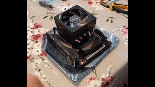 Complete PC Build AMD B550i 3700x MiniITX [upl. by Anehc]