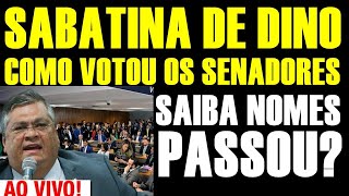 SABATINA do DINOCOMO VOTOU CADA SENADORES TRAIRÁS [upl. by Eicak]