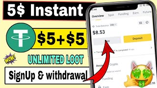 5 Instant Exchange 🤫  New Crypto Loot  Crypto Loot Today  New Airdrop Loot Live Withdrawal 🤫 [upl. by Merideth]