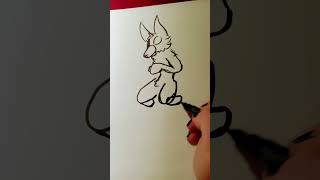 how I draw dynamic digitigrade legs part one art artwork furries arttutorial [upl. by Eirallih]