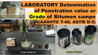 Penetration Test of Bitumen Part02 Lab Test HindiUrdu [upl. by Fabri]