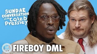 FIREBOY DML Sundae Conversation with Caleb Pressley [upl. by Auqinehs]