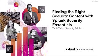 Finding the Right Security Content with Splunk Security Essentials [upl. by Zaragoza]