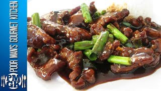 Mongolian Beef  Chinese Restaurant Cooking Secrets  PoorMansGourmet [upl. by Aissenav581]