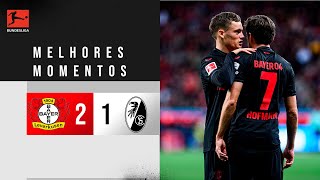 GOL PRÊMIO PUSKÁS VITÓRIA DO LÍDER  Melhores momentos  Leverkusen 2x1 Freiburg  Bundesliga [upl. by Vogeley914]