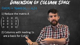 Computing Dimension of Null Space amp Column Space [upl. by Onurb419]