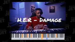 HER  Damage  Piano Session [upl. by Katleen]