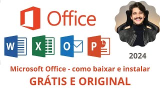 Como baixar e instalar o Microsoft OFFICE original GRATUITO 2024 [upl. by Anonyw]