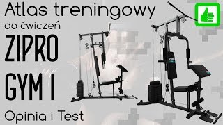 Atlas treningowy do ćwiczeń Zipro Gym I  Opinia [upl. by Einnob760]