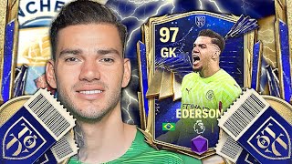 IS THIS GK THE BEST 97 OVR HONOURABLE MENTIONS PLAYER EDERSON REVIEW  FC MOBILE 24 [upl. by Anavahs]