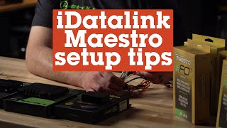 iDatalink Maestro setup tips  Crutchfield [upl. by Ahsenhoj]