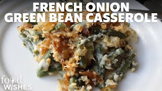 French Onion Green Bean Casserole Recipe  Thanksgiving Green Bean Side Dish [upl. by Karin]