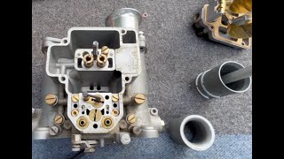 Sunbeam Alpine Fitting and Understanding Twin 40 DCOE Weber Carburettors [upl. by Acissj]