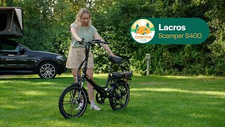 Lacros Scamper S400 I Elektrische vouwfiets I Campingtijd S2E1 [upl. by Rosita]