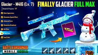 Finallyamp upgrade m416 glacier M416glacier Upgrade to lvl 3  M416 glacier  Level 8 GLACIER M4 Max [upl. by Ihcehcu]