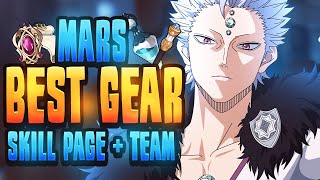 UPDATED Complete Mars Build Guide Gear Teams Skill Pages Talents amp More Black Clover Mobile [upl. by Phillane793]