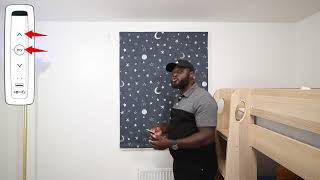 How to Programme your SOMFY MOTORISED Roller And Roman Blind  Including connection to Amazon Alexa [upl. by Maidy97]