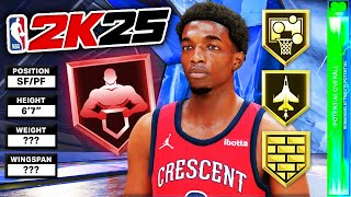 NBA 2K25 BEST SF BUILD quotWING STOPPERquot is my DAY 1 DEFENSIVE MENACE [upl. by Laurentia]