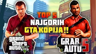 TOP 5 Najgorih GTA Kopija [upl. by Arnulfo828]