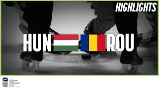 Highlights  Hungary vs Romania  2022 IIHF Ice Hockey World Championship  Division I Group A [upl. by Linders743]