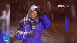 Jim Cantore Remains the King of Thundersnow [upl. by Tiffie344]