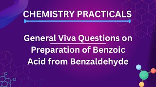 important viva question on the Preparation of Benzoic acid from Benzaldehyde chemistry practical [upl. by Nimesay]