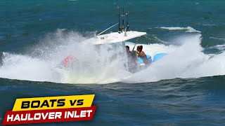 THIS WAS DEFINITELY A LOSS AGAINST HAULOVER  Boats vs Haulover Inlet [upl. by Jarin]