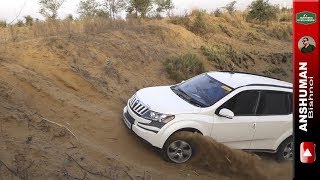 XUV500 AWD Grand Vitara 4x4 Isuzu V Cross Thar Weekend offroading June 2017 [upl. by Ennairb88]