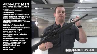 NRA Gun of the Week Armalite M15 Law Enforcement Carbine [upl. by Malina799]