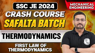 SSC JE 2024  Thermodynamics  First Law of Thermodynamics  Mechanical Engineering [upl. by Asined797]