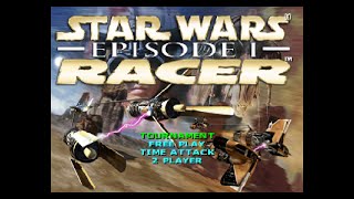 Nintendo 64  Star Wars Episode I Racer 1999  Tournament  SemiPro Pod Racing Circuit [upl. by Dessma]