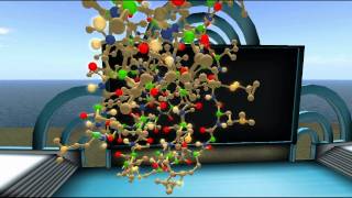 OpenMol  Collaborative Molecular Dynamics Visualization Application for Virtual Worlds [upl. by Erfert497]