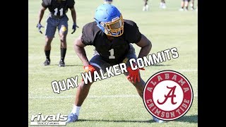 Quay Walker Commits To Alabama [upl. by Iarahs528]