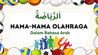 Namanama Olahraga dalam Bahasa Arab Lengkap dengan arti dan Gambarnya  Kosakata Bahasa Arab [upl. by Nido466]